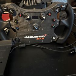 McLaren GT3 F1 Wheel racing simulator