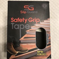Safety Grip Tape -NFSI High-Traction Indoor/Outdoor 12-6”X24” 80 Grit Strips