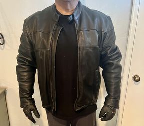 Men’s Riding Jacket/Genuine Leather XL