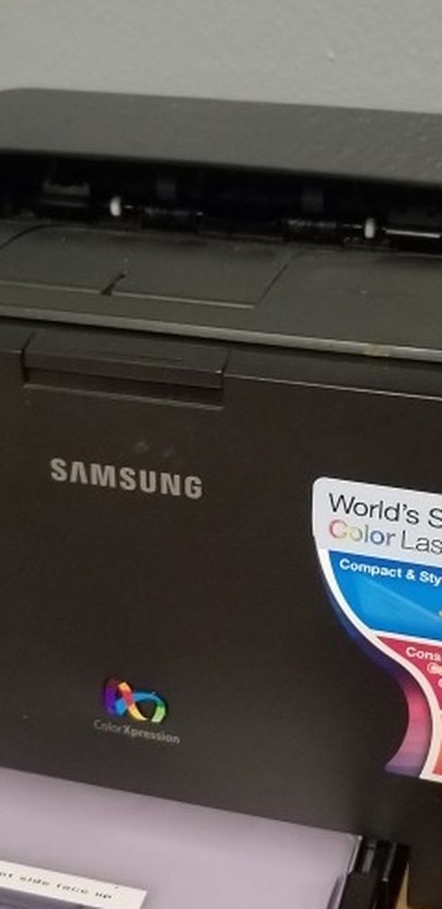 Samsung CLP-315 Color Laser Jet Printer W/set of new ink cartridges 