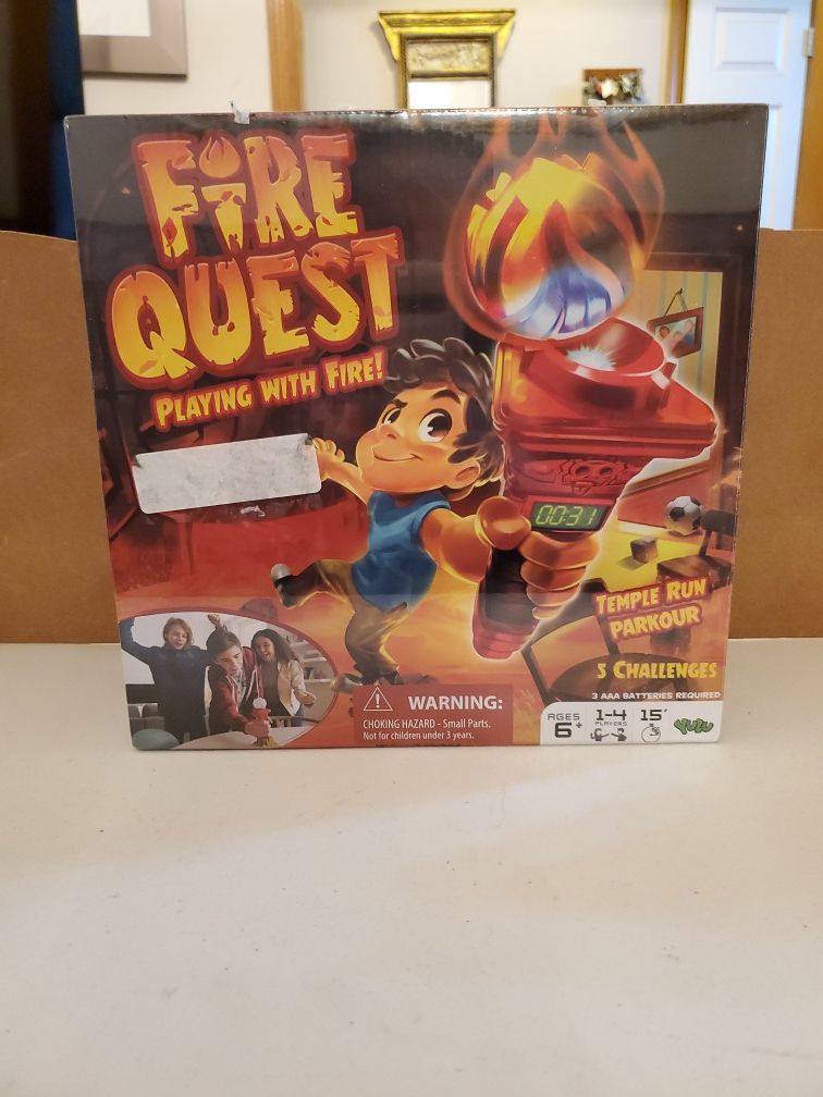 Fire Quest - Playing with Fire - Family Activity Board Game by Yulu 5 Challenges