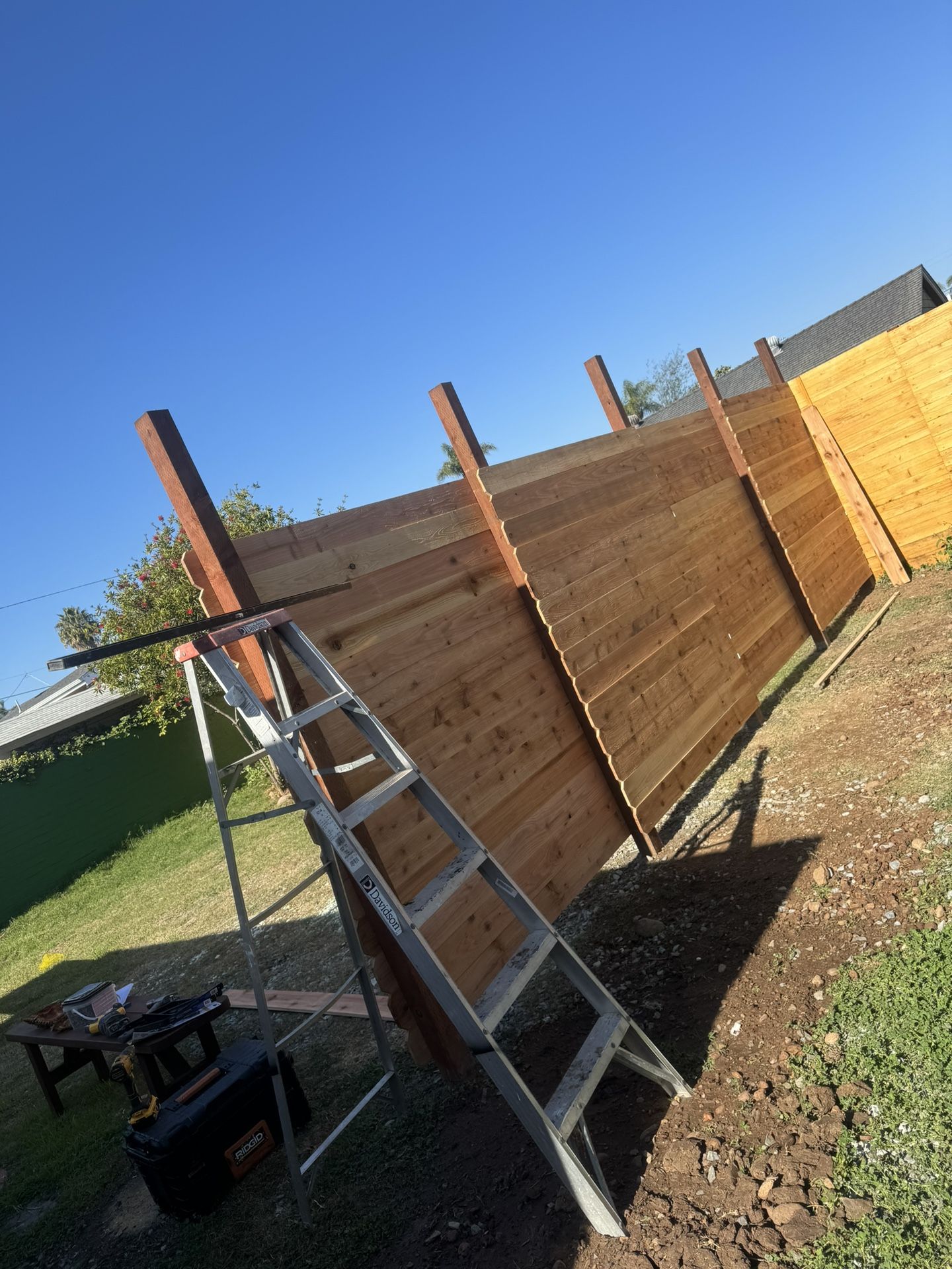 Lumber Fence
