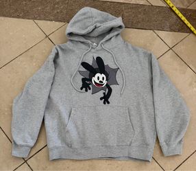 Rare Disney 100 Years Oswald The Lucky Rabbit Hoodie Front & Back Med