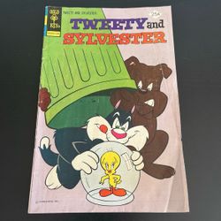 Gold Key Tweety Sylvester Comic Book No 48 August 1975 Vintage