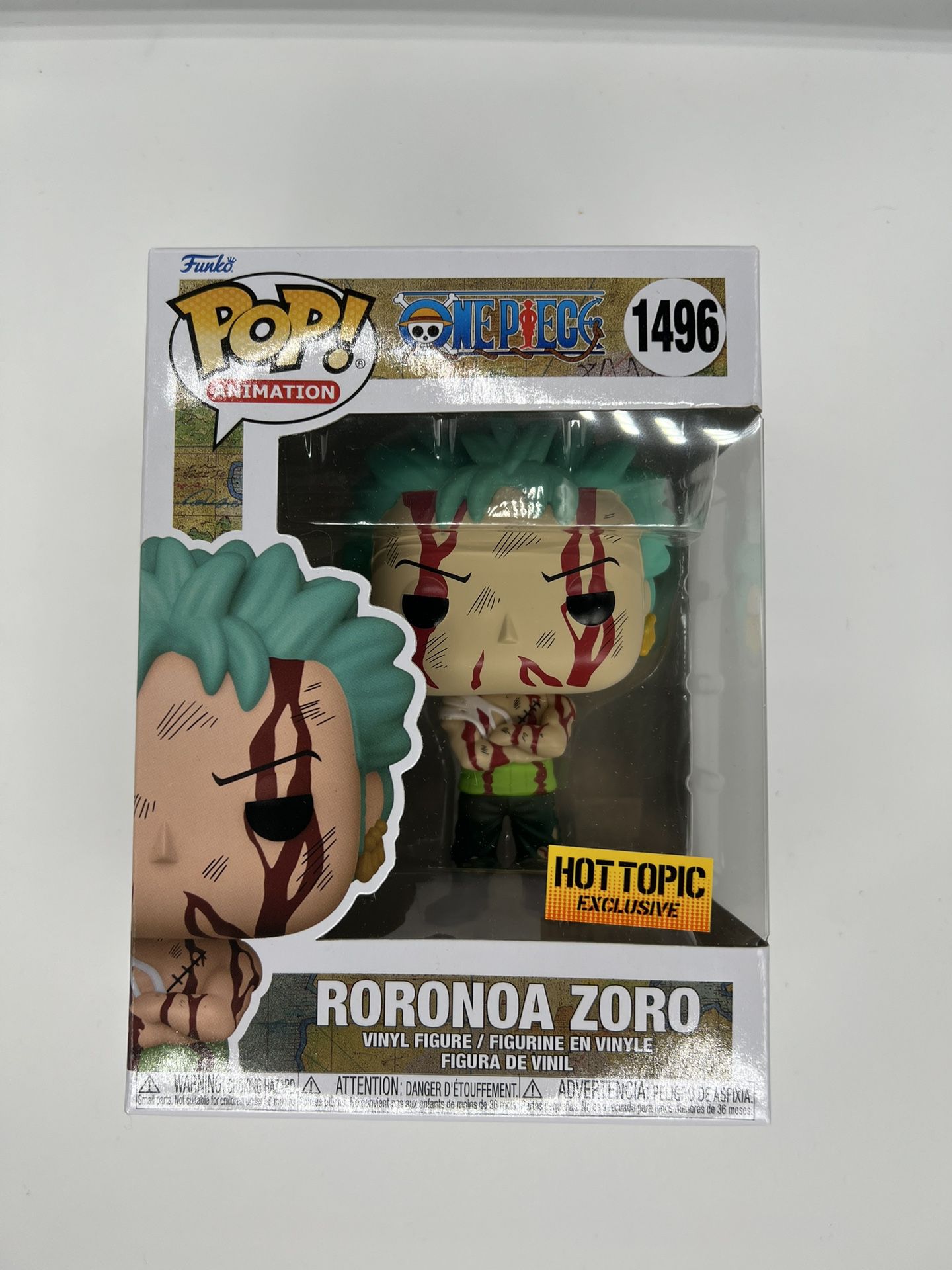 One Piece Roronoa Zoro #1496 hot topic exclusive funko pop