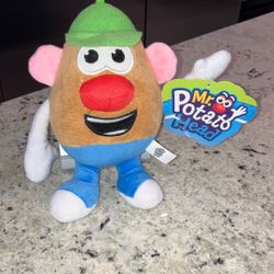 Plush Mr. Potato Head – 8" Soft Stuffed Toy with Tags