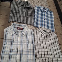 Flannel  Shirt Short Sleeve 2x-3x