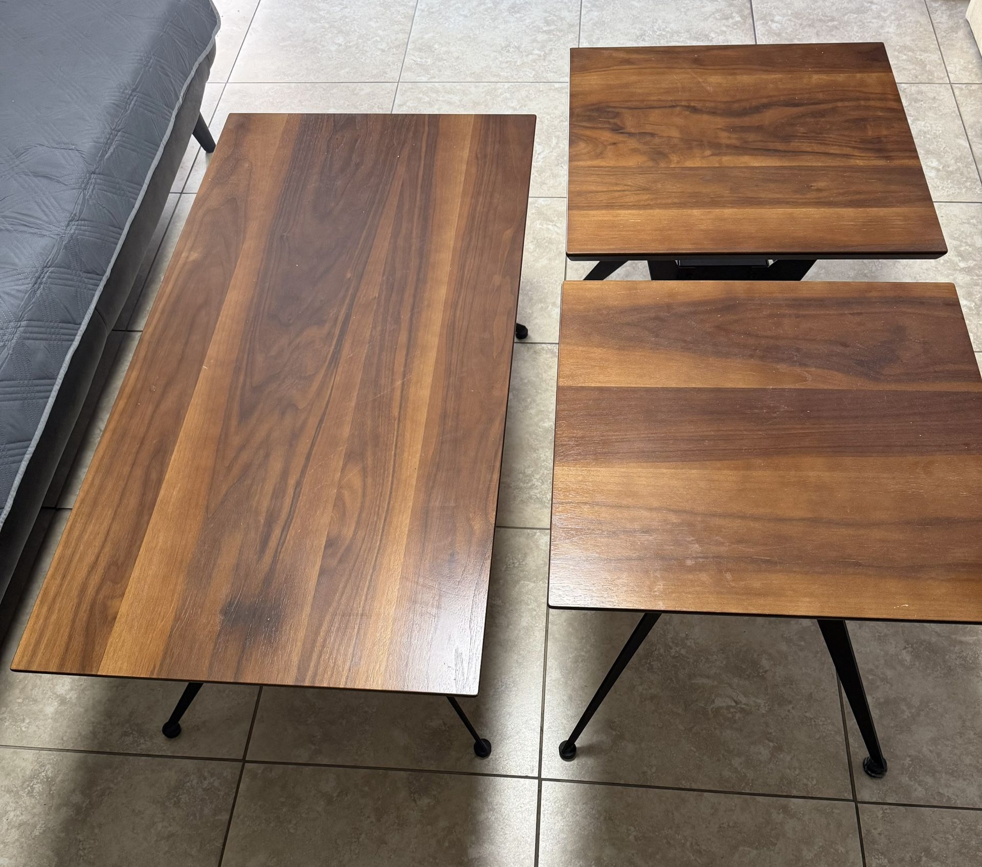 Coffee Table And 2 End Tables