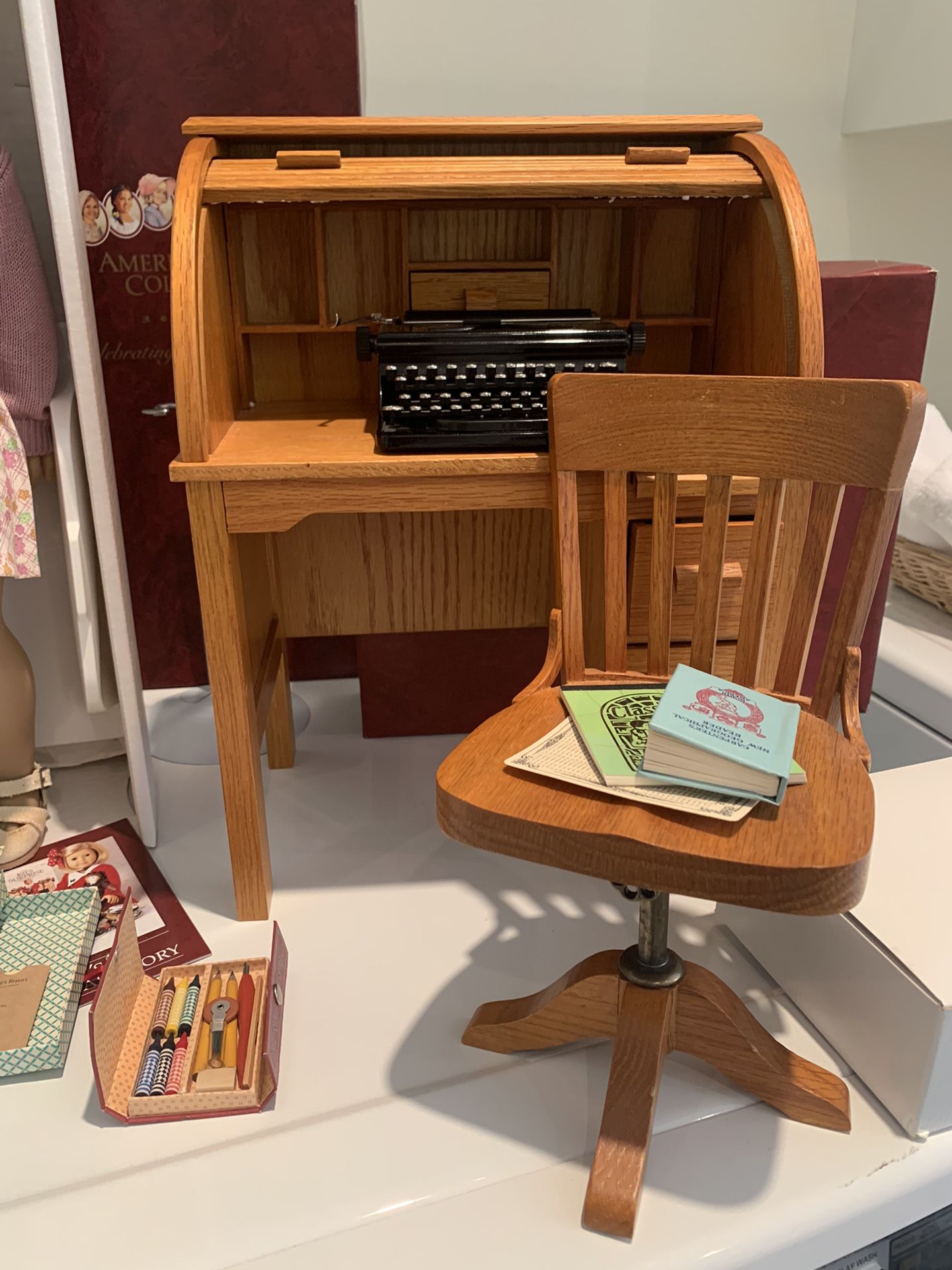 American girl sales roll top desk
