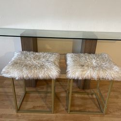 Table And Stools In New Condition 