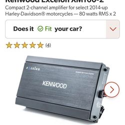 Kenwood Amplifier For Harley