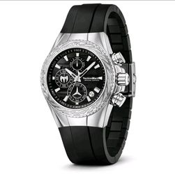 TechnoMarine Cruise Glitz Men's Watch - 45mm, Black (TM-125015)