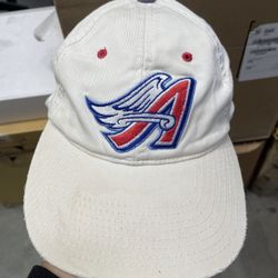 Vintage 90’s Annco Youngan MLB Anaheim Angels Winged Logo SnapBack Hat Cap
