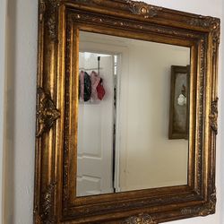 Large Gold Mirror