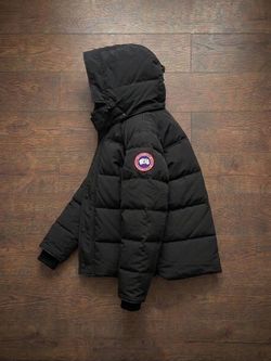 Canada Goose Black Puffer Jacket with Hood