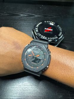 Lava Black G-Shock Ga-2100