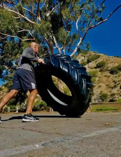CrossFit Tractor Tires for fitness training!