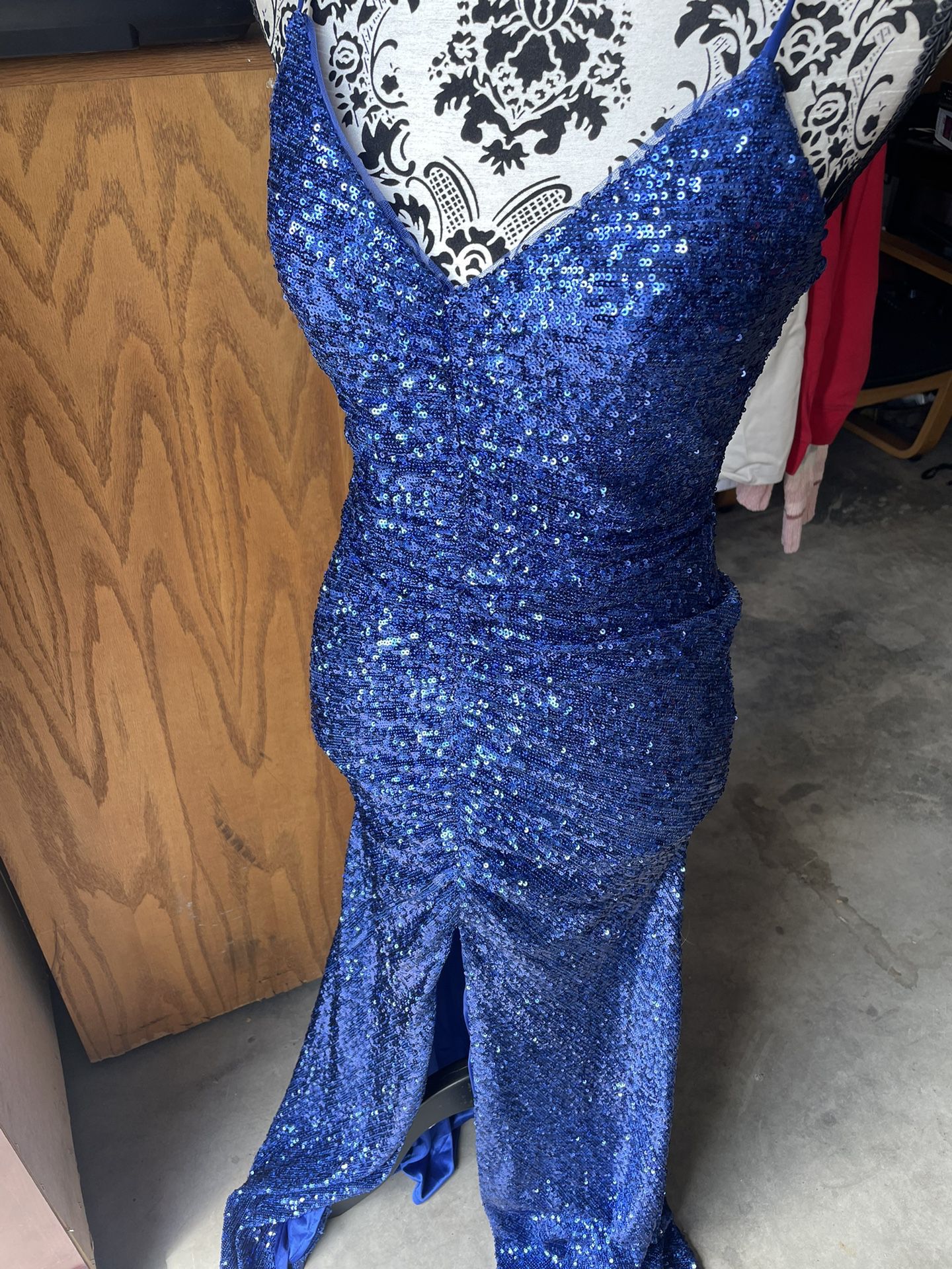 Blue Formal Mermaid  Dress