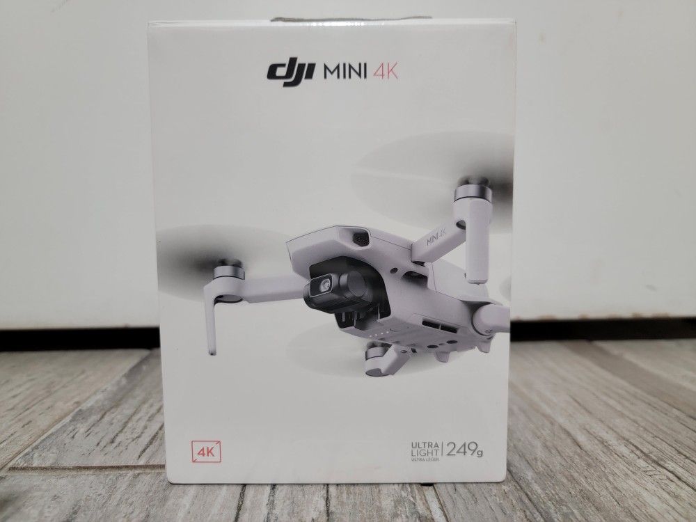 DJI Mini 4K Drone 4K UHD Camera, 249g, 3-Axis Gimbal, 10km Range, NEW, Sealed