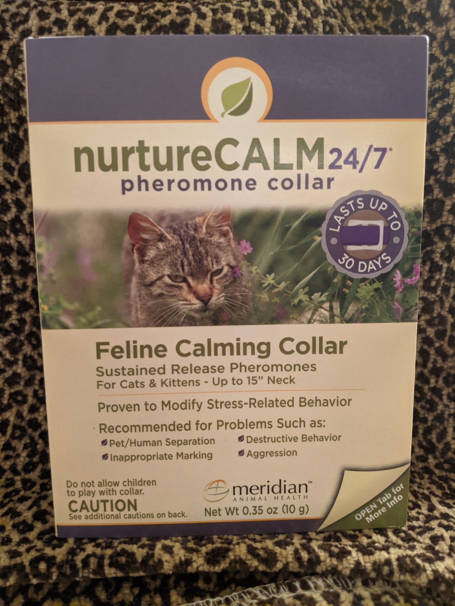 Calming feline collar-Nurture Calm