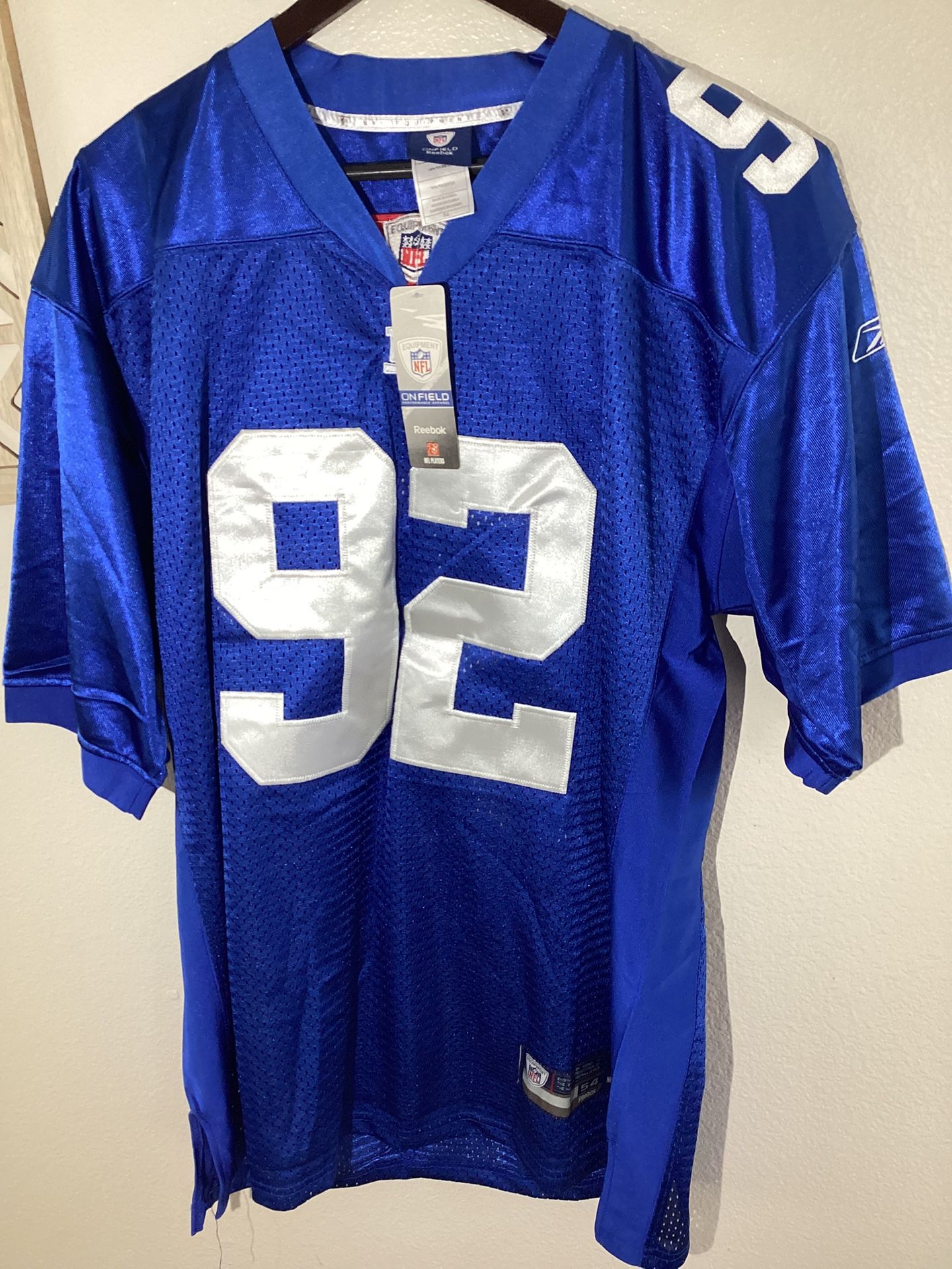 Vintage NFL New York Giants Michael Strahan New With Tag Reebok Jersey Sz 3XL/54