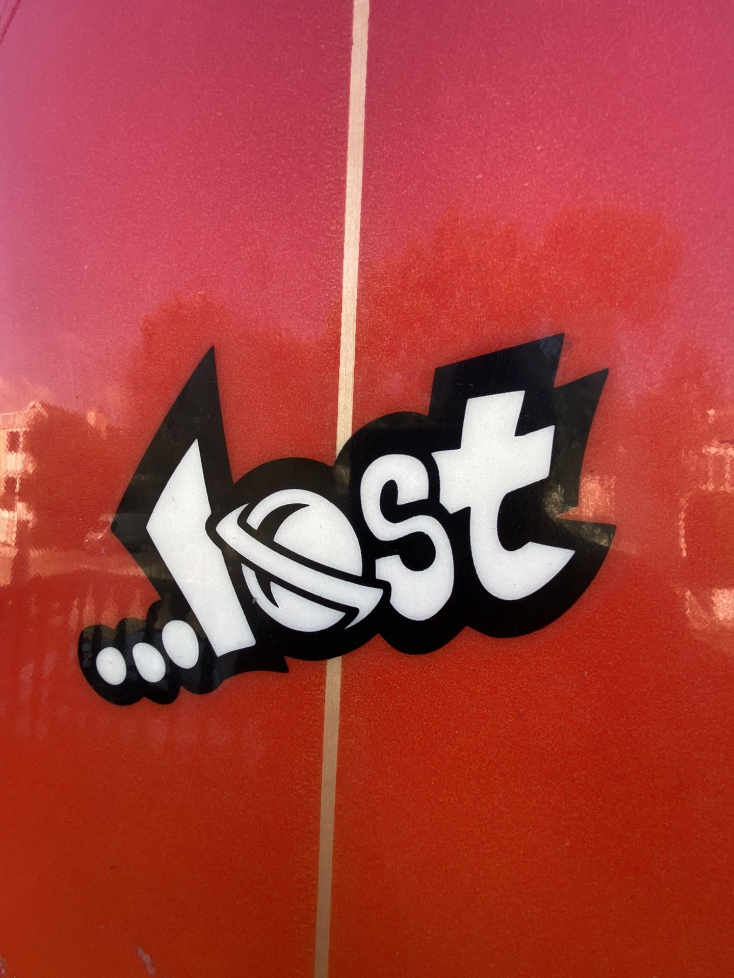 Lost surfboard
