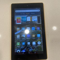 Amazon Fire 7 Tablet (9th Gen, Yellow, Wi-Fi, Good Condition)