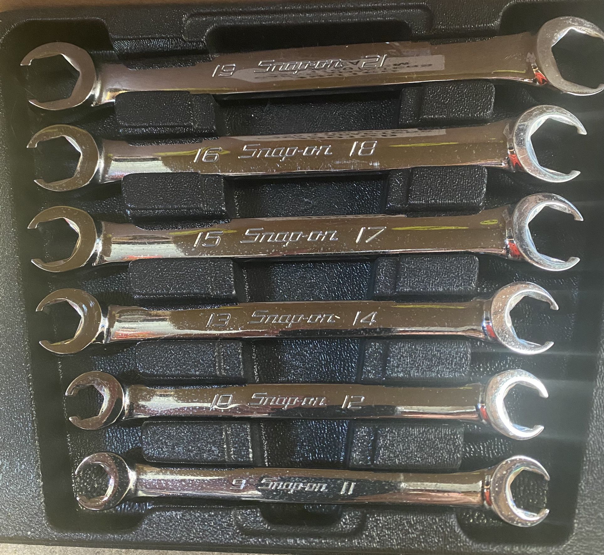 SNAP-ON 6pc Flare Nut Wrench Set