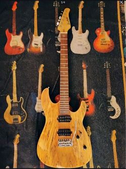 Spalted Maple Top Superstrat