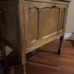 Vintage Wood Record/Storage Cabinet  Price: