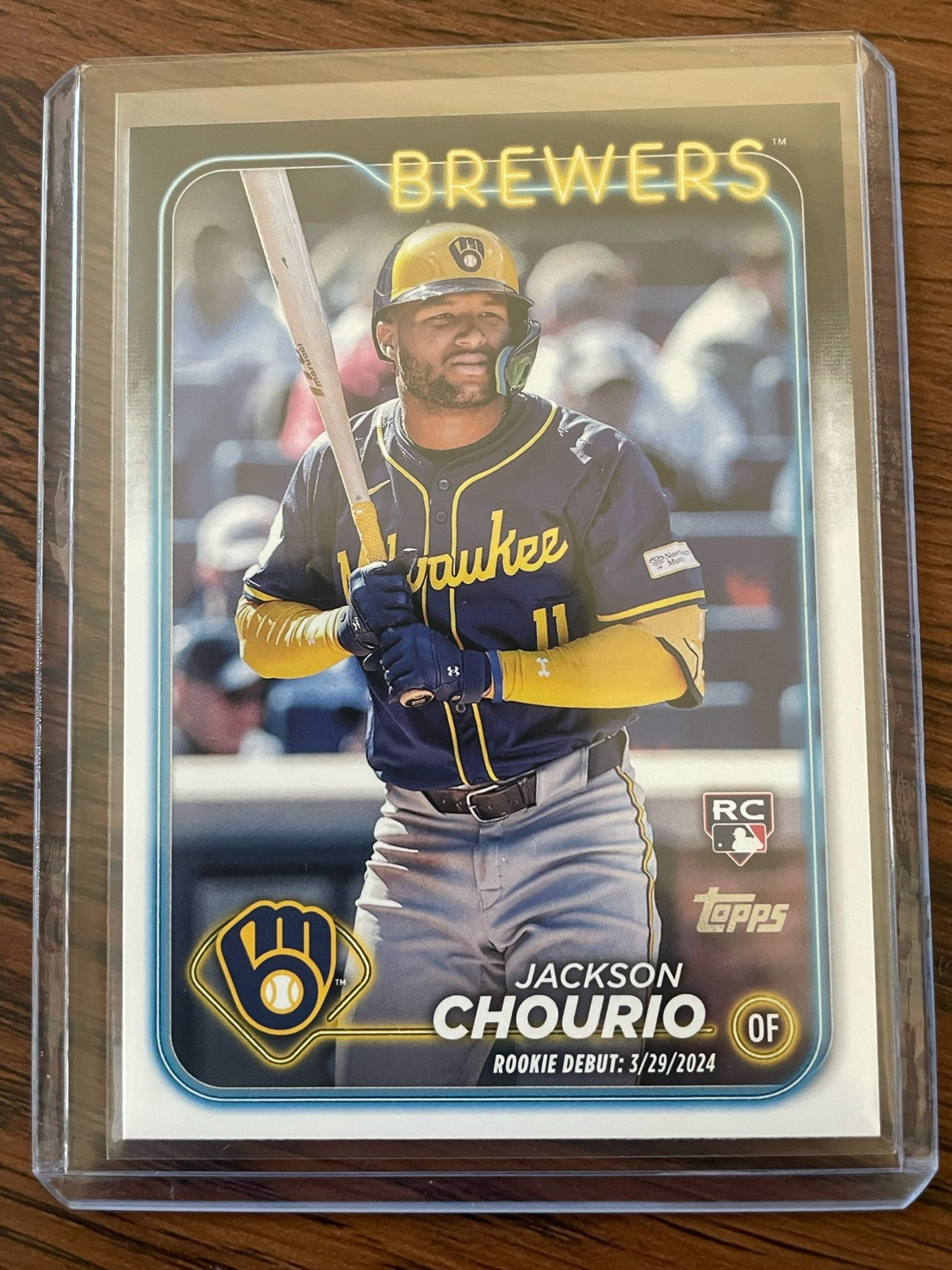Jackson Chourio Rookie Card
