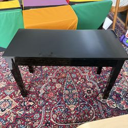 Brand New Solid Wood Black Piano Bench