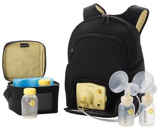 Medela breast pump with back pack