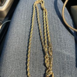 18k Gp Mens Chain 