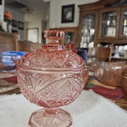 Pink Depression Glass 