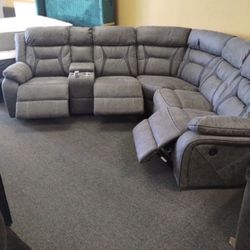 NEW 3 WAY POWER RECLINING SECTIONAL SOFA MICROFIBER- BED MATTRESS BEDROOM FURNITURE AND MORE 