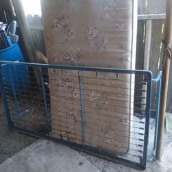 Twin Bed Plus Metal Frame In Great Condition