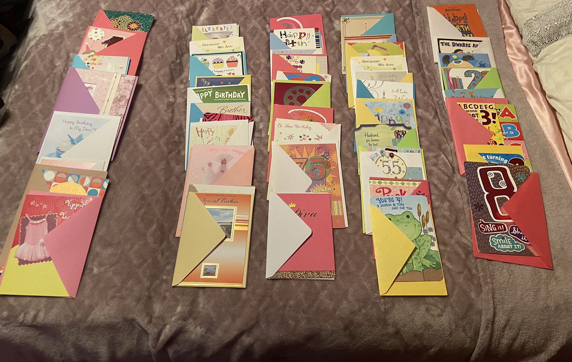 Assortment Of 50 Birthday cards 