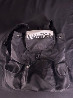 Nautica Black Nylon Backpack
