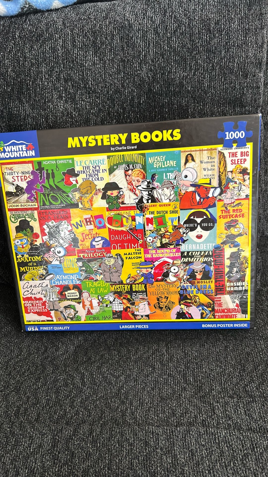 White Mountain Mystery Books jigsaw puzzle