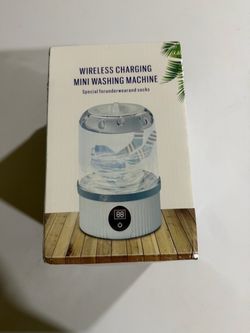 Wireless Charging Mini Washing Machine