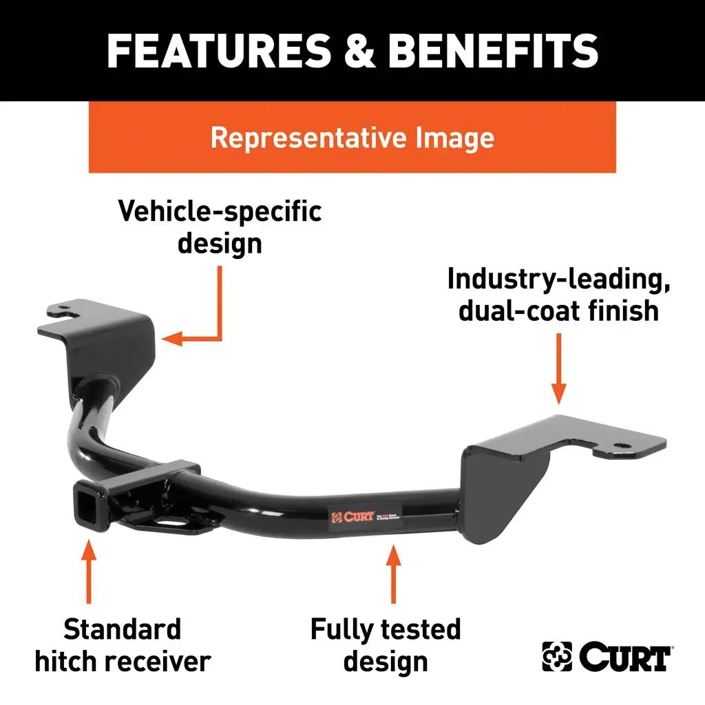 Class 2, BOLT-ON TRAILER HITCH, 1 1/4”