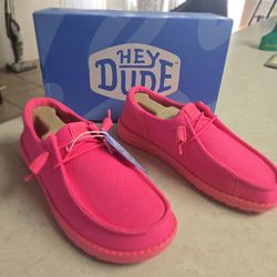 BNIB  Hey Dude. HOT pink