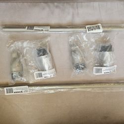 2 New Moen Satin Nickel Towel Bars