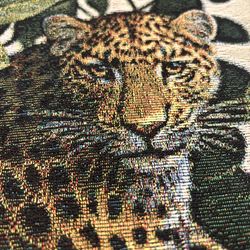 Beautiful leopard tapestry wall hanging by Joseph hautman