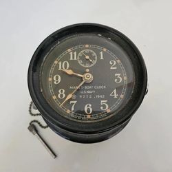WW2 Era   Mark 1-Boat Clock US navy 1942