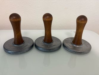 Noric Cookie Stamps Set of 3 Wood Handle