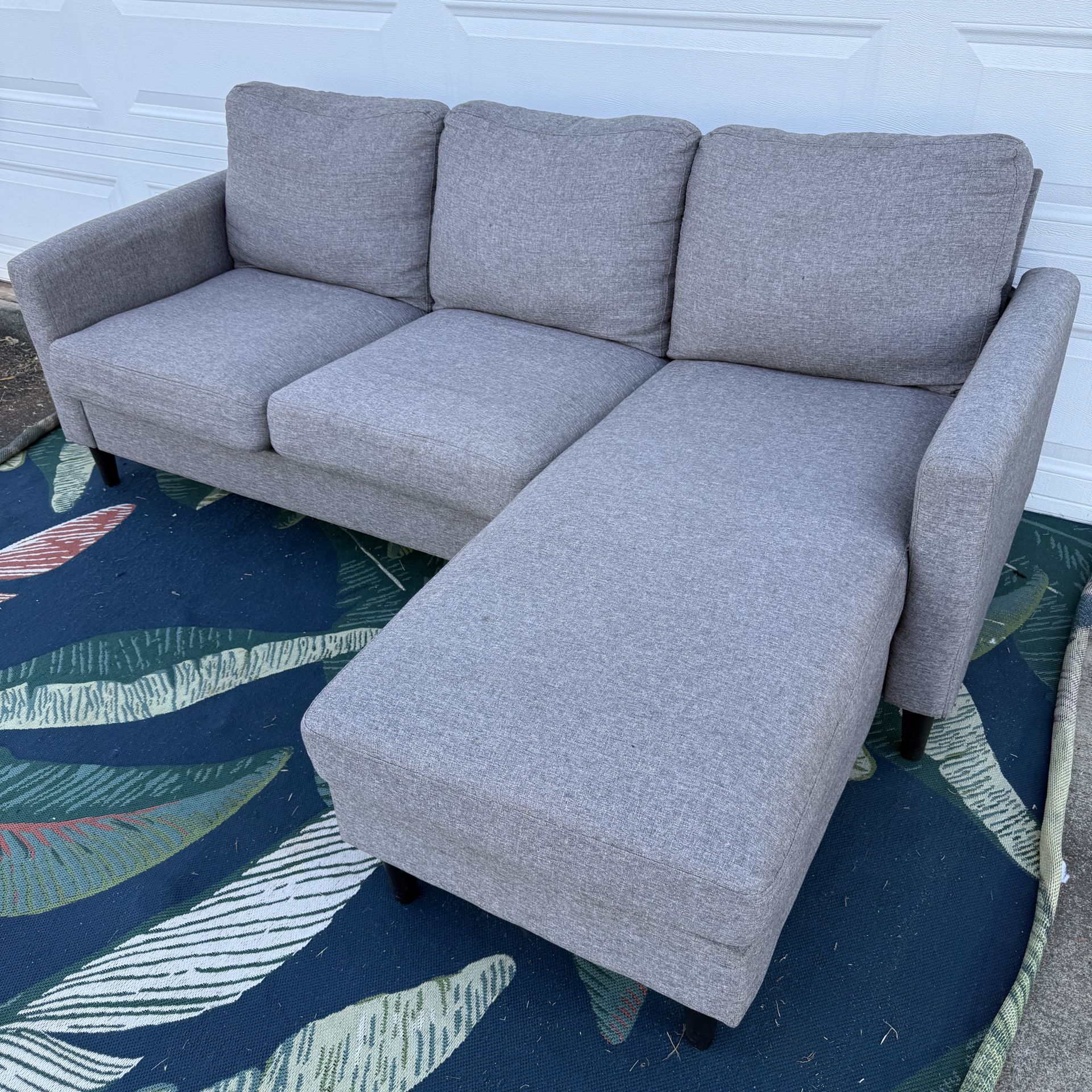 Sectional Sofa Free Delivery Gray Compact Couch