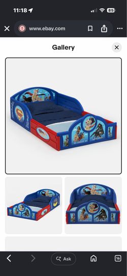 Super pets toddler bed