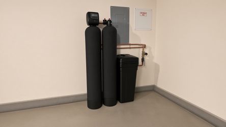 Custom New Whole House Dual Tank Salt Softener with Filtration + RO Alkaline Filter
